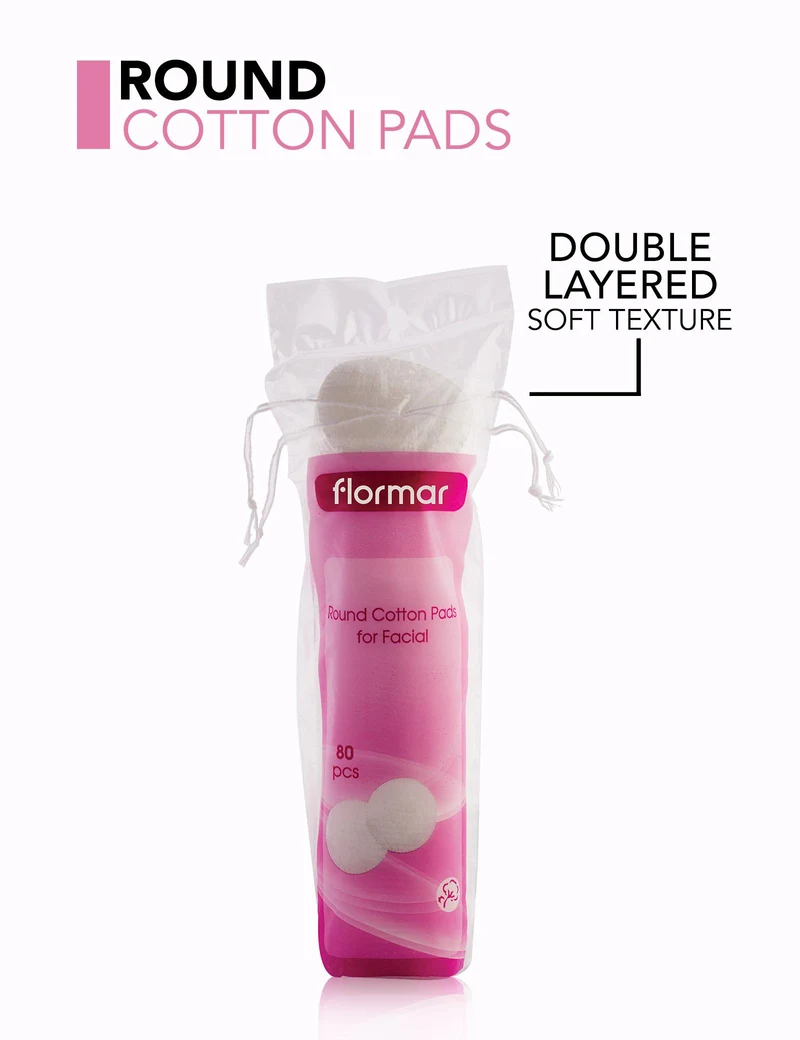 Flormar Round Cotton Pads for Facial 3
