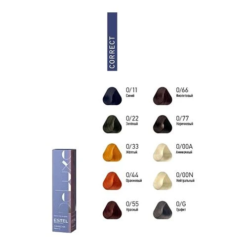 Estel De Luxe Sensation Hair Color Corrector 0/11