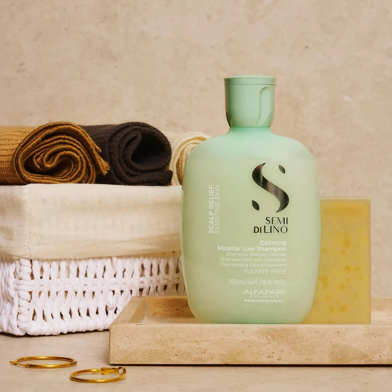 Alfaparf Semi Di Lino Scalp Relief Calming Micellar Low Shampoo 250 ml 2
