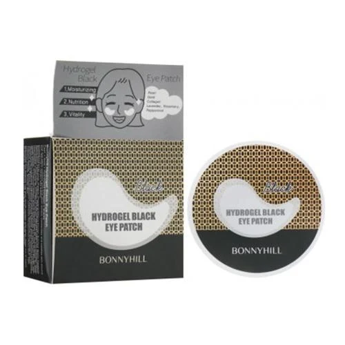 BonnyHill Black Hydrogel Eye Patches 60 pcs
