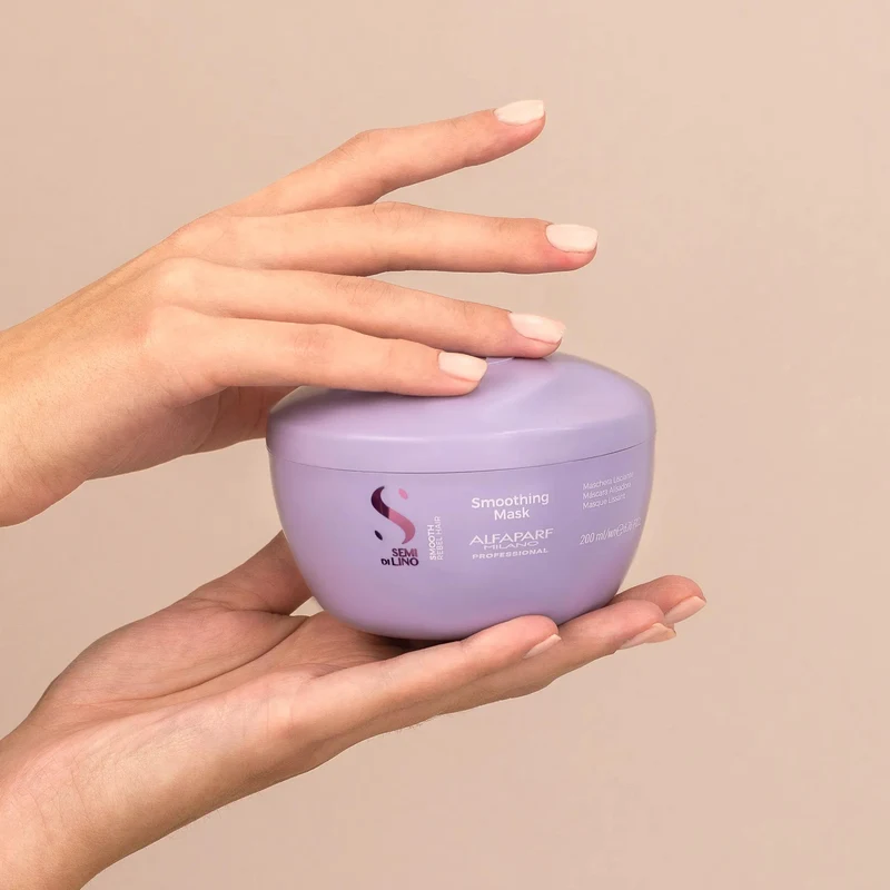 Alfaparf Semi Di Lino Smooth Smoothing Mask 200 ml 3