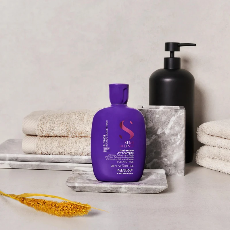 Alfaparf Semi Di Lino Anti Yellow Low Shampoo 250 ml 3