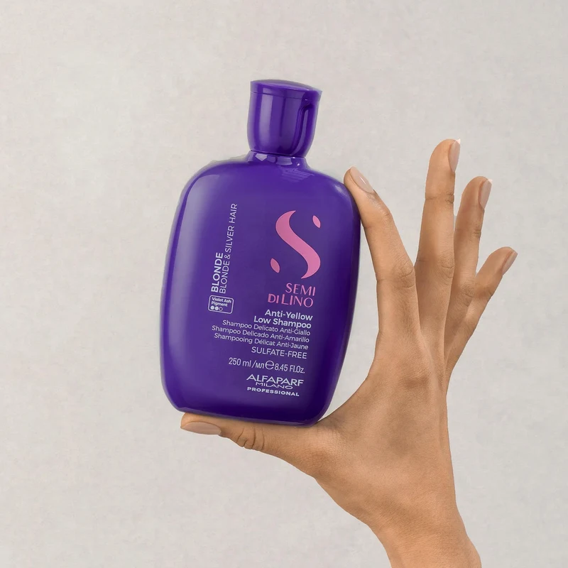 Alfaparf Semi Di Lino Anti Yellow Low Shampoo 250 ml 4