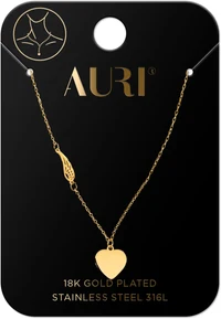 AURI Double Bracelet With Beads And Hearts 2