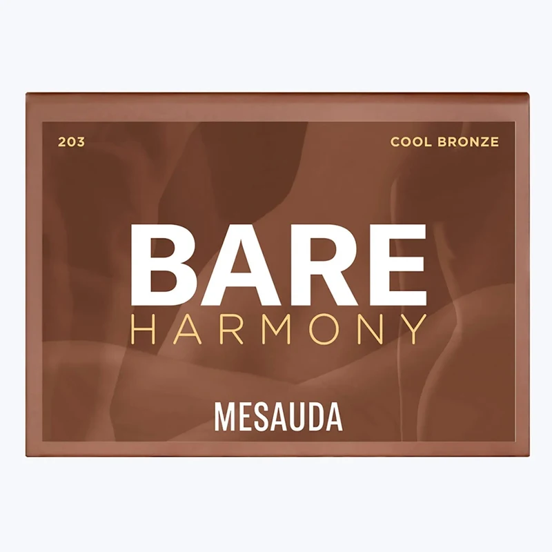 Mesauda Bare Harmony Eyeshadow Palette 203 Cool Bronze 2