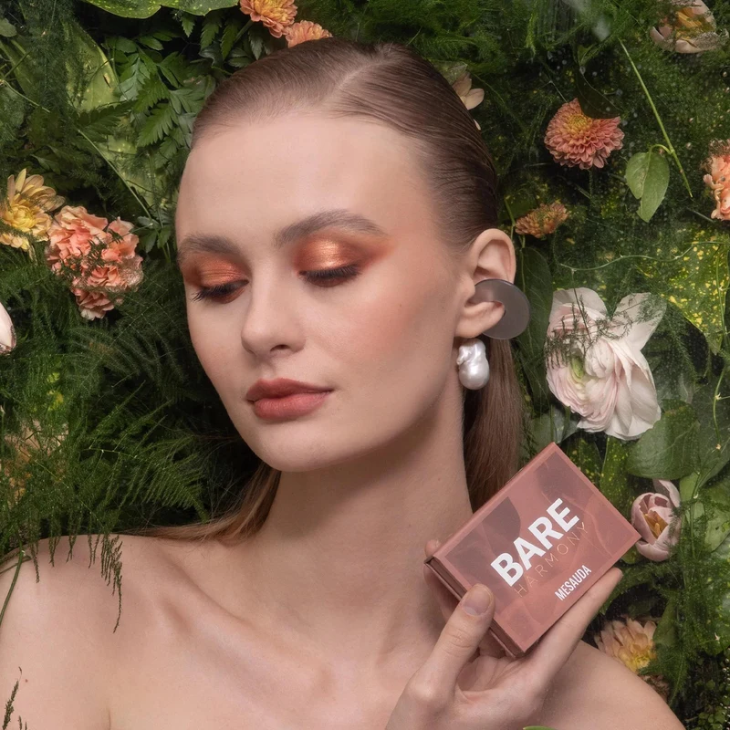 Mesauda Bare Harmony Eyeshadow Palette 204 Delicious Rose 4