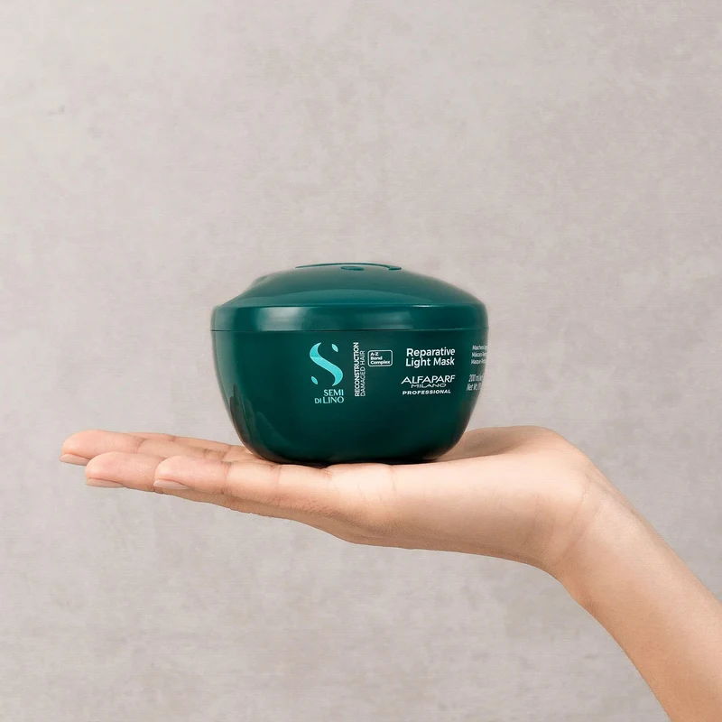 Alfaparf Semi Di Lino Reparative Light Mask 200 ml 3