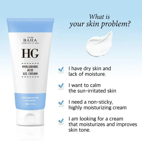 Cos De Baha HG Hyaluronic Acid Gel Cream 120 ml