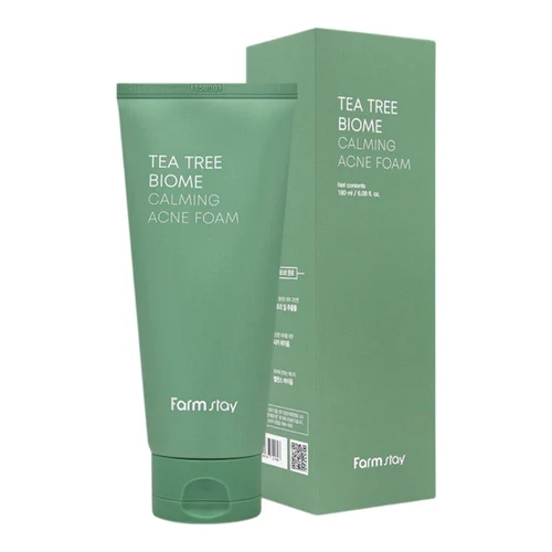 Farmstay Tea Tree Biome Calming Acne Foam 180ml