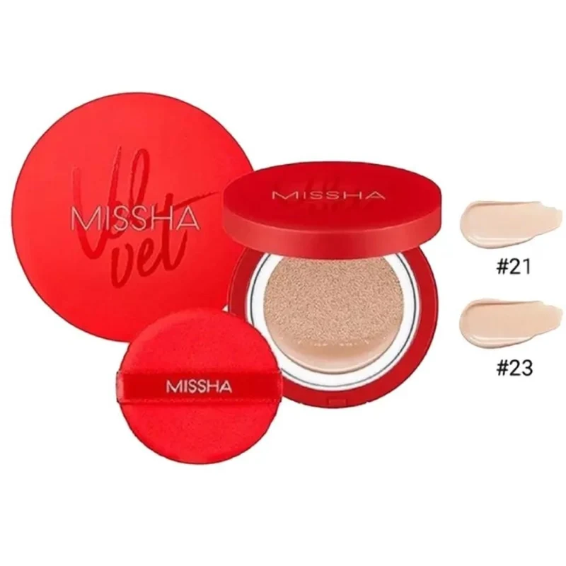 Missha Velvet Finish Cushion Nr.21 2