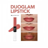 Flormar Duoglam Lipstick 003 Vintage Rose 3