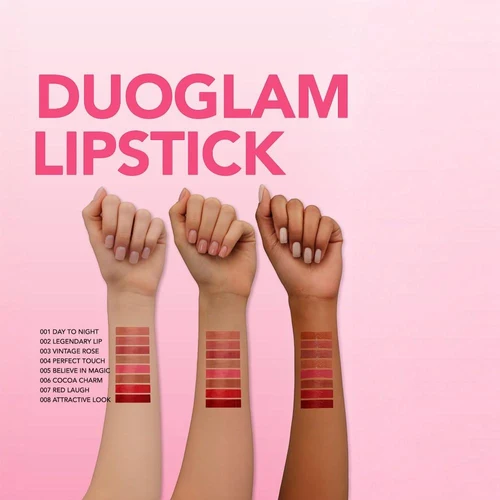 Flormar Duoglam Lipstick 002 Legendary Lip