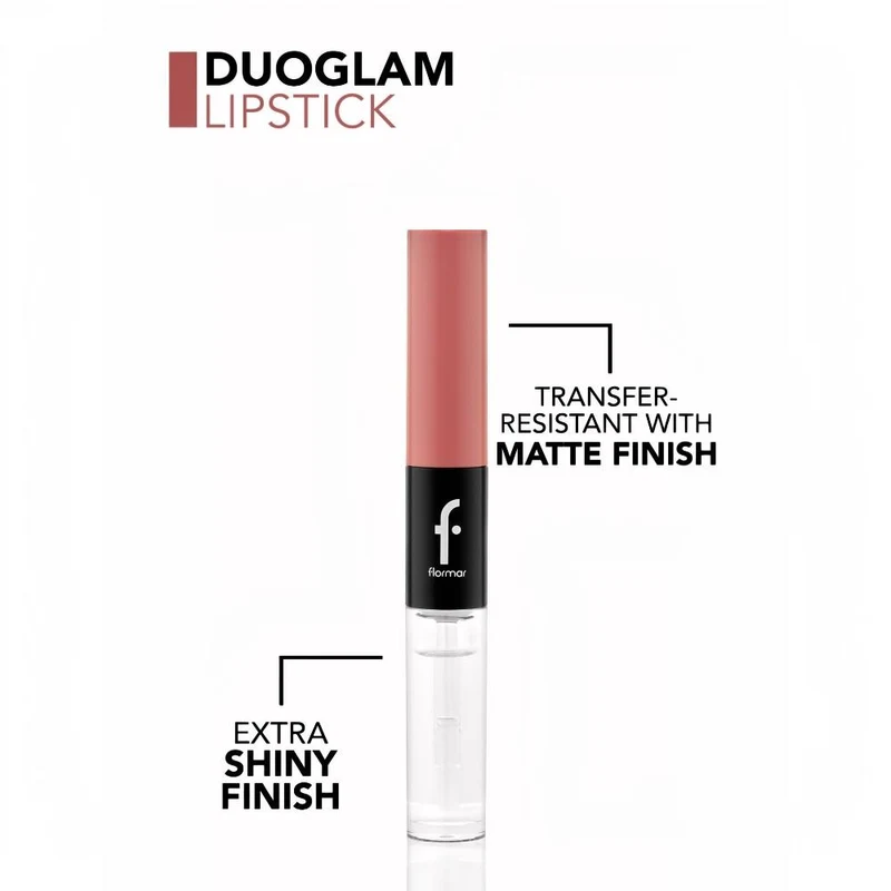 Flormar Duoglam Lipstick 002 Legendary Lip 4