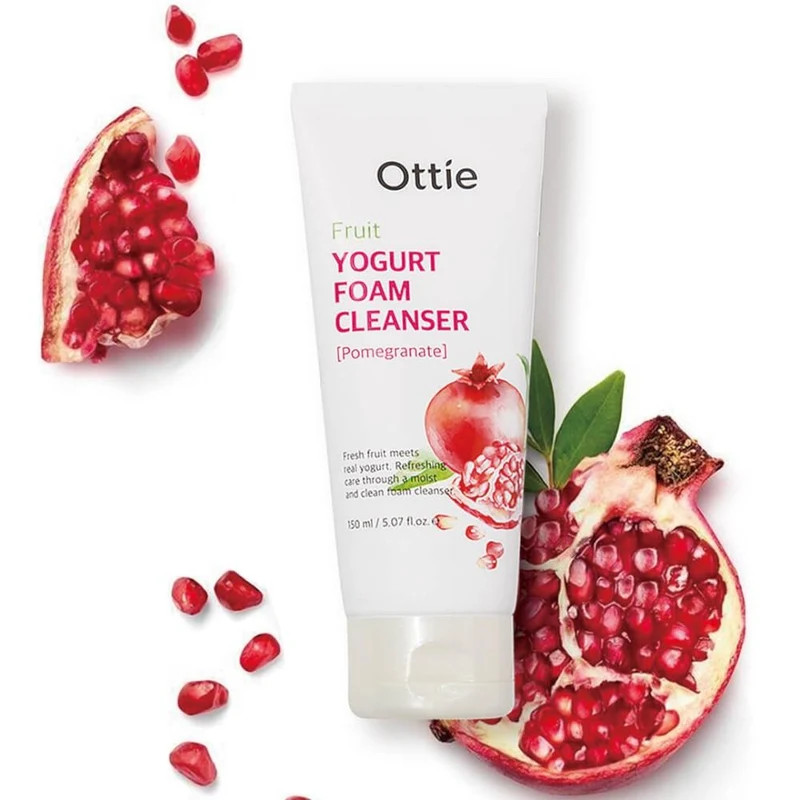 Ottie Fruit Yogurt Foam Cleanser Pomegranate 150 мл 2