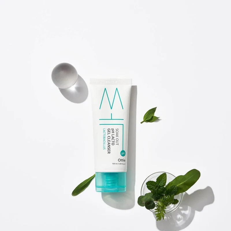 Ottie Soak out pH Lacto Gel Cleanser 100 ml 5