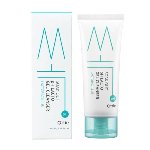 Ottie Soak out pH Lacto Gel Cleanser 100 ml