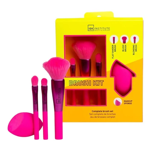 IDC Institute Makeup Brushes & Blender Set 4pcs