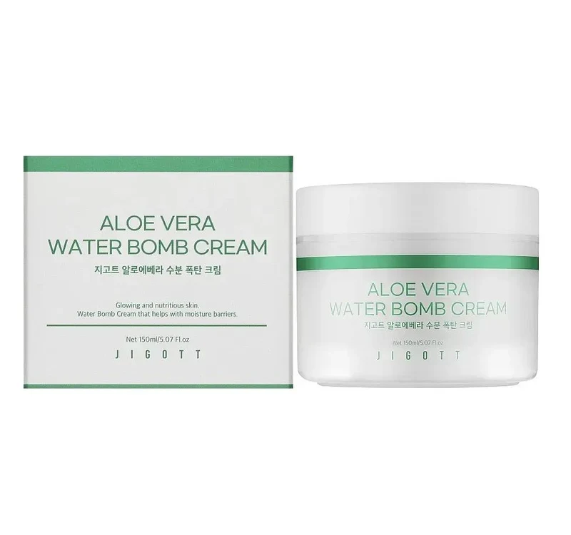 Jigott Aloe Vera Water Bomb Cream Moisturizing Cream 150 ml 2