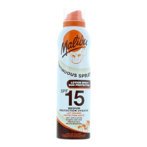 Malibu Aerosol Lotion Spray SPF15 175ml