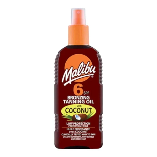 Malibu Bronzing Tanning Oil Spray with Coconut SPF6 200ml