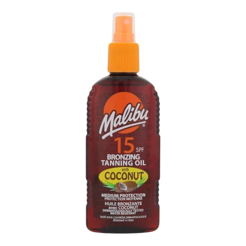 Malibu Bronzing Tanning Oil Spray with Coconut SPF15 200ml