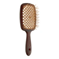 Janeke Superbrush Small Vented Brush With Soft Pins Cognac