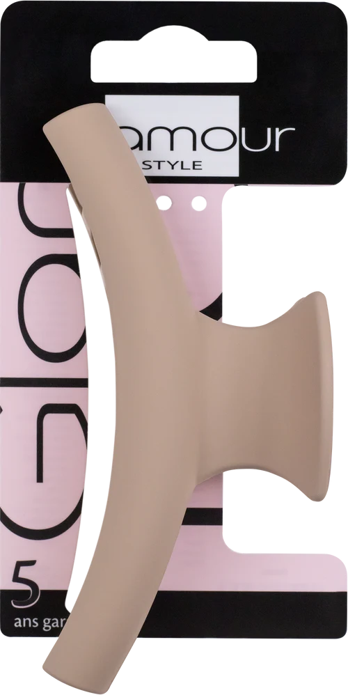Glamour Beige Hair Claw Clip