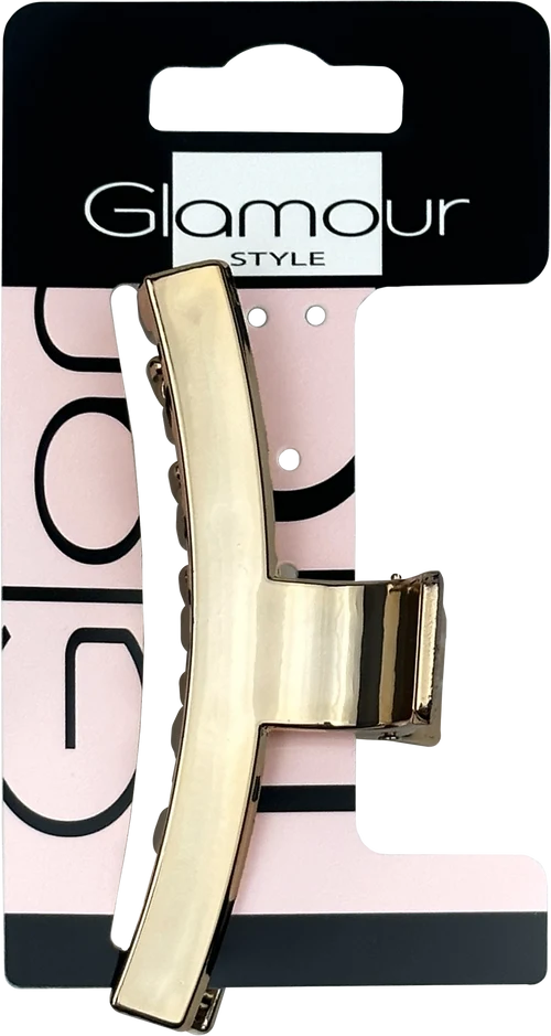Glamour Gold Plastic Hair Claw