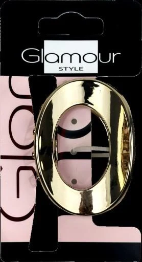 Glamour Gold Round Hair Claw