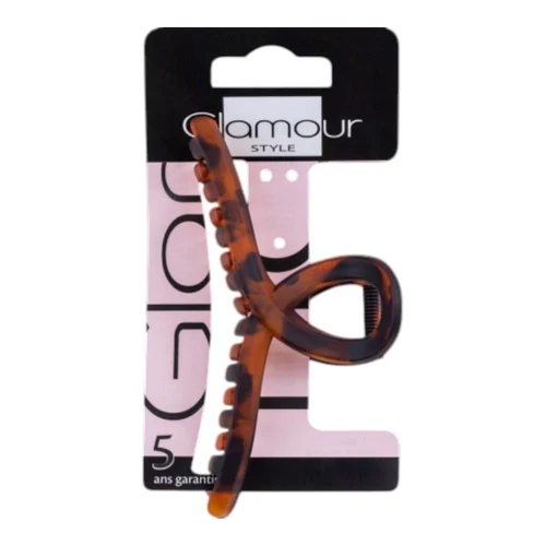 Glamour Big Brown Hair Claw