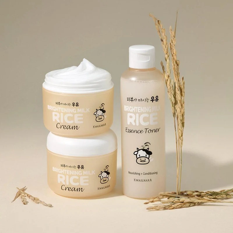KWAILNARA Brightening Milk Rice Cream 100g 4