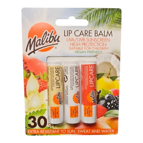 Malibu Lip Balm set SPF30 3pcs. ass.