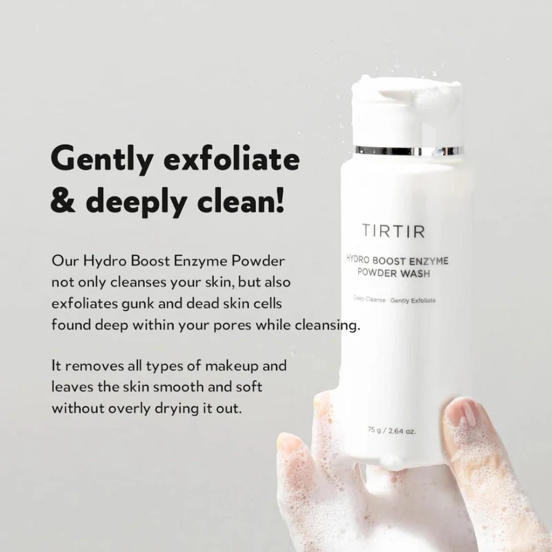Tirtir Hydro Boost Enzyme Powder Wash 75 g 5