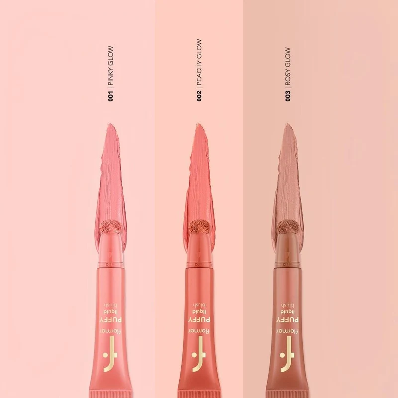 Flormar Puffy Liquid Blush 003 Rosy Glow 4