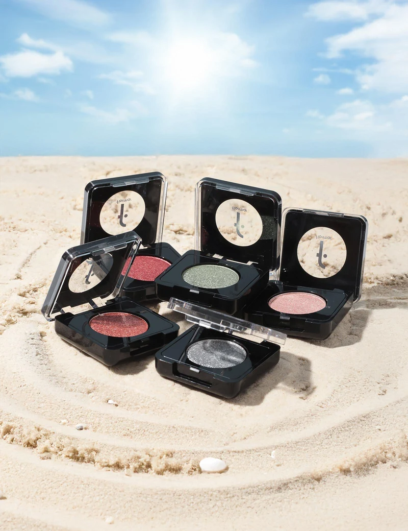 Flormar Mono Eyeshadow Glitter 001 Crystal Pink 2