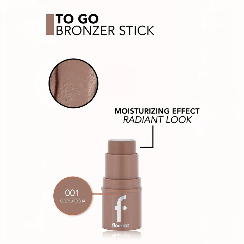 Flormar To Go Bronzer Stick 01 Cool Mocha 3