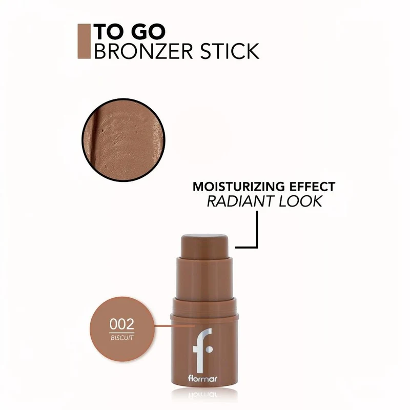 Flormar To Go Bronzer Stick 02 Biscuit 3