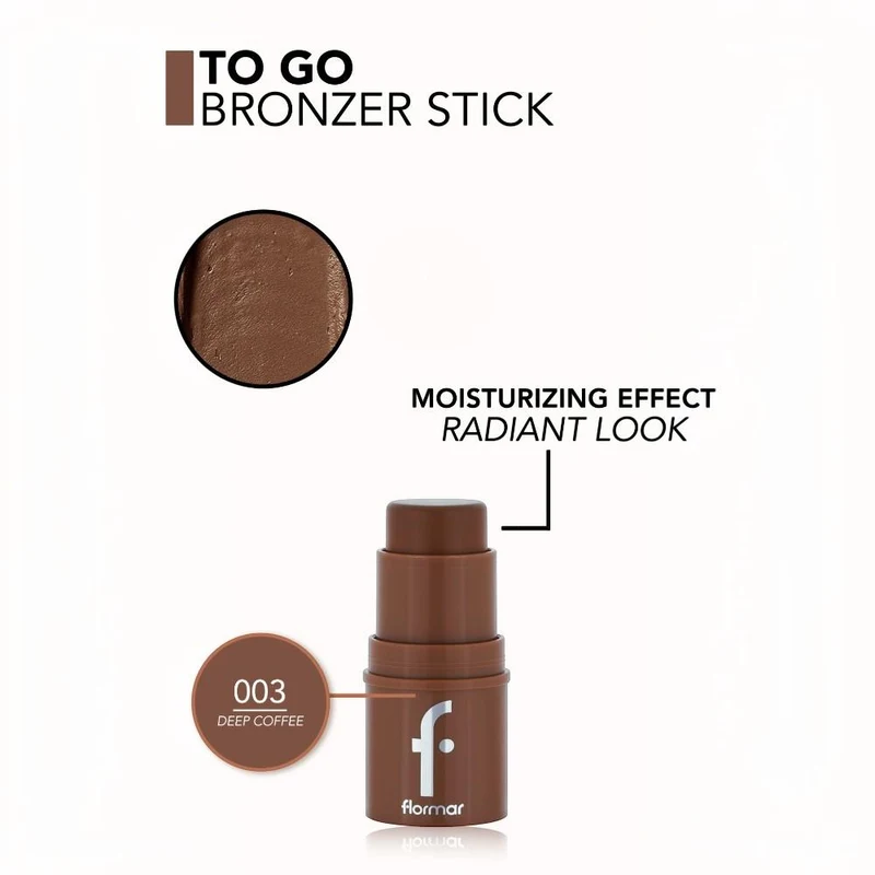 Flormar To Go Bronzer Stick 03 Deep Coffee 3