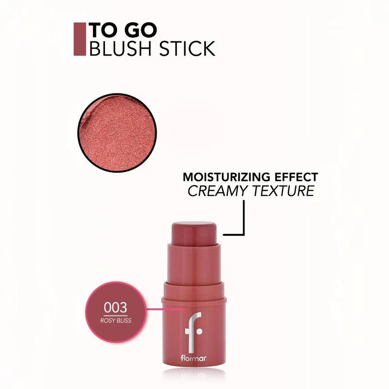 Flormar To Go Blusher Stick 03 Rosy Bliss 3