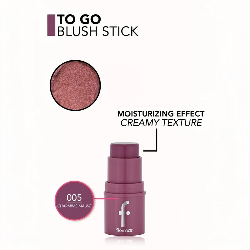Flormar To Go Blusher Stick 05 Charming Mauve 3