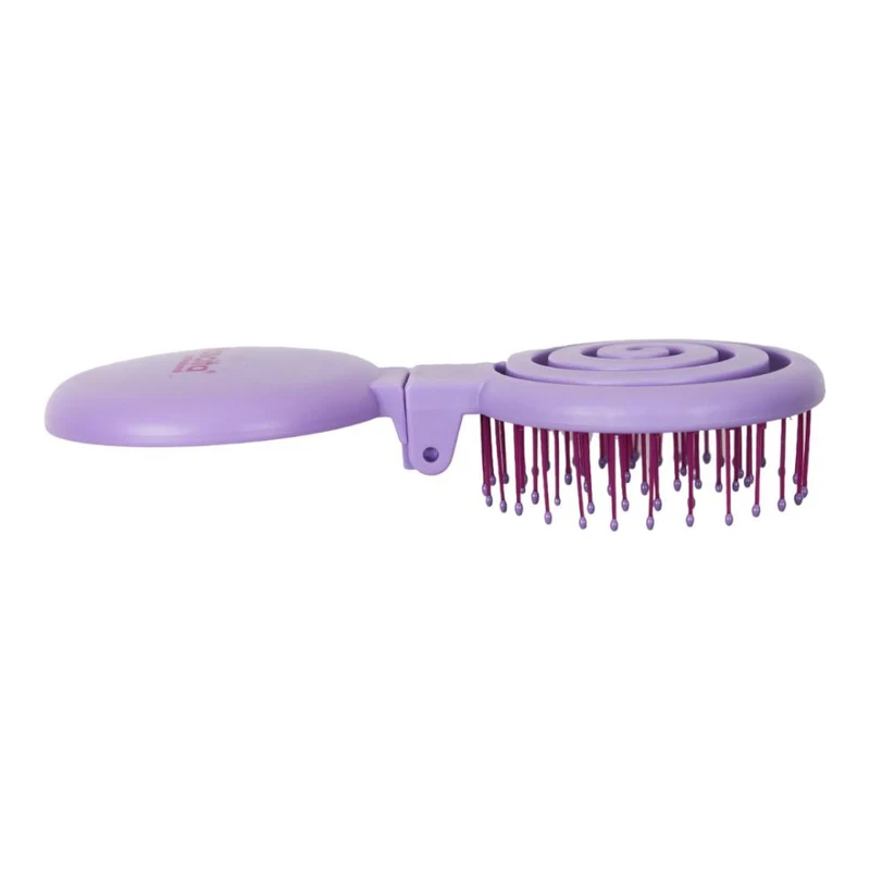 Nascita Macaron Round Travel 3D Flexi Hair with Mirror, Lilac 2