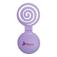 Nascita Macaron Round Travel 3D Flexi Hair with Mirror, Lilac 4