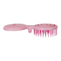 Nascita Macaron Round Travel 3D Flexi Hair with Mirror, Light Pink 4