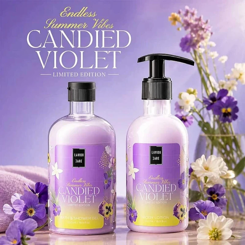 Lavish Care Candied Violet Body Lotion 300ml 2