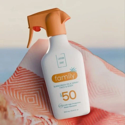 Lavish Care Family Sunscreen Milk Spray SPF 50 300ml