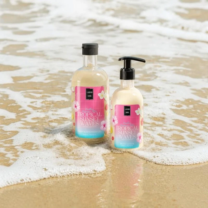 Lavish Care Tropical Sunset Waves Bath & Shower Gel 500ml 2