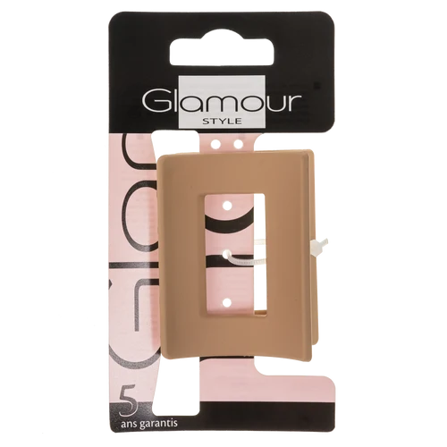 Glamour Nude Square Hair Claw