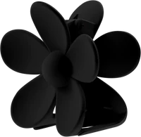 Glamour Flower Hair Claw Large Black 2