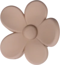 Glamour Small Beige Flower Hair Claw 2