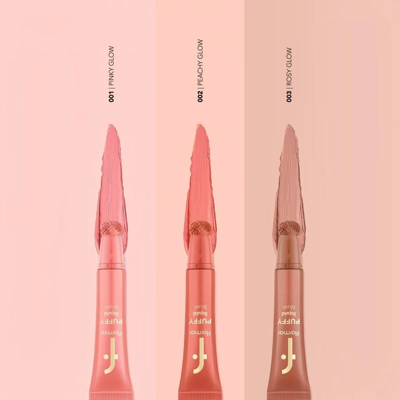 Flormar Puffy Liquid Blush 001 Pinky Glow 4